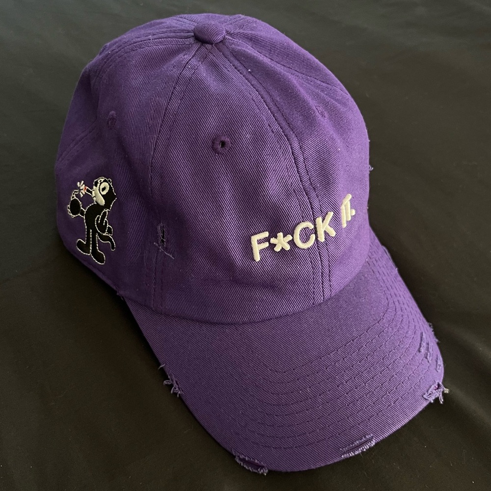 Snipes F It Distressed Dad Hat